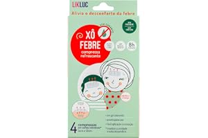 Likluc Xô Febre - compressas refrescantes para alivio da febre, Azul Oceano, Tamanho Único