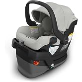 UPPAbaby Mesa V3 Infant Car Seat with Base, Insert &amp; SmartSecure - Savannah