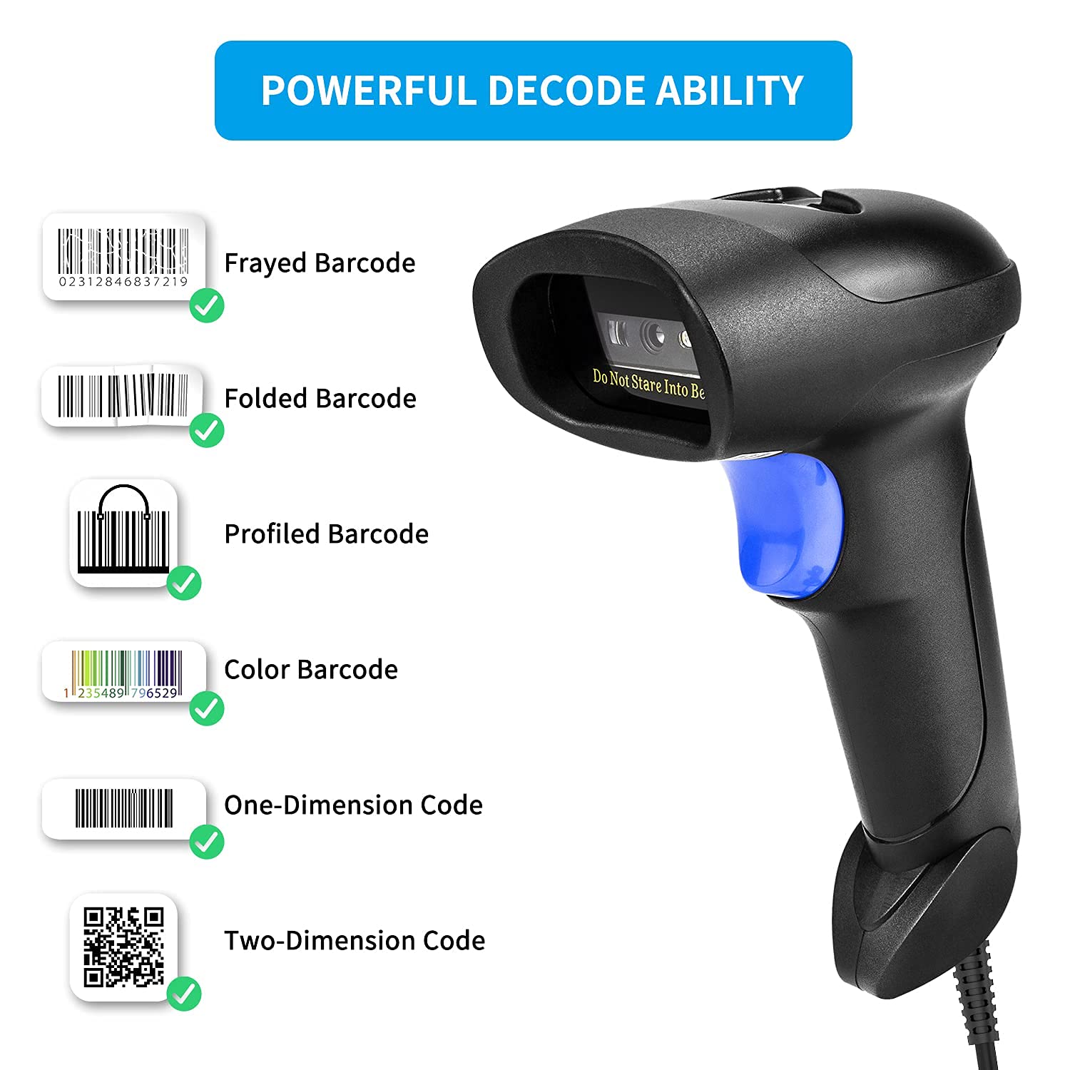 NetumScan Bluetooth QR Barcode Scanner with Stand, 3 in 1 Wireless 1D 2D Bar Code Scanner USB Image Bar Code Reader for Computer, Tablet, iPhone, iPad, Android