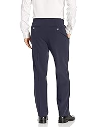 Savane Men's Flat Front Active Flex 4-Way Stretch
