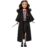 ​Mattel Harry Potter Toys, Hermione Granger Fashion Doll in Removable Signature Hogwarts Uniform with Wand Accessory, Inspire
