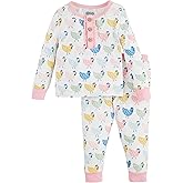 Mud Pie baby-girls Mud Pie Children's Chicken Print Pjs