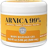 Arnica 35 Arnica Body Massage Gel – Water-Based Cosmetic Massage Gel with Arnica Montana, Fast-Absorbing Lightweight Texture, Non-Greasy Feel, Dermatologically Tested, 16.9 fl oz