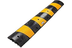 RK SAFETY RK RK-SPBP6 Modular Rubber Speed Bump Hump (6 ft)