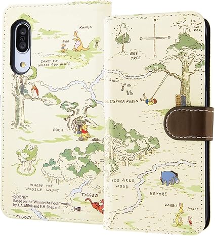 Amazon Co Jp イングレム Aquos Sense3 Shv45 ケース Aquos Sense3 Lite ケース Android One S7 ケース Aquos Sense3 Basic ケース ディズニーキャラクター 手帳型アートケース マグネット くまのプーさん 044 家電 カメラ