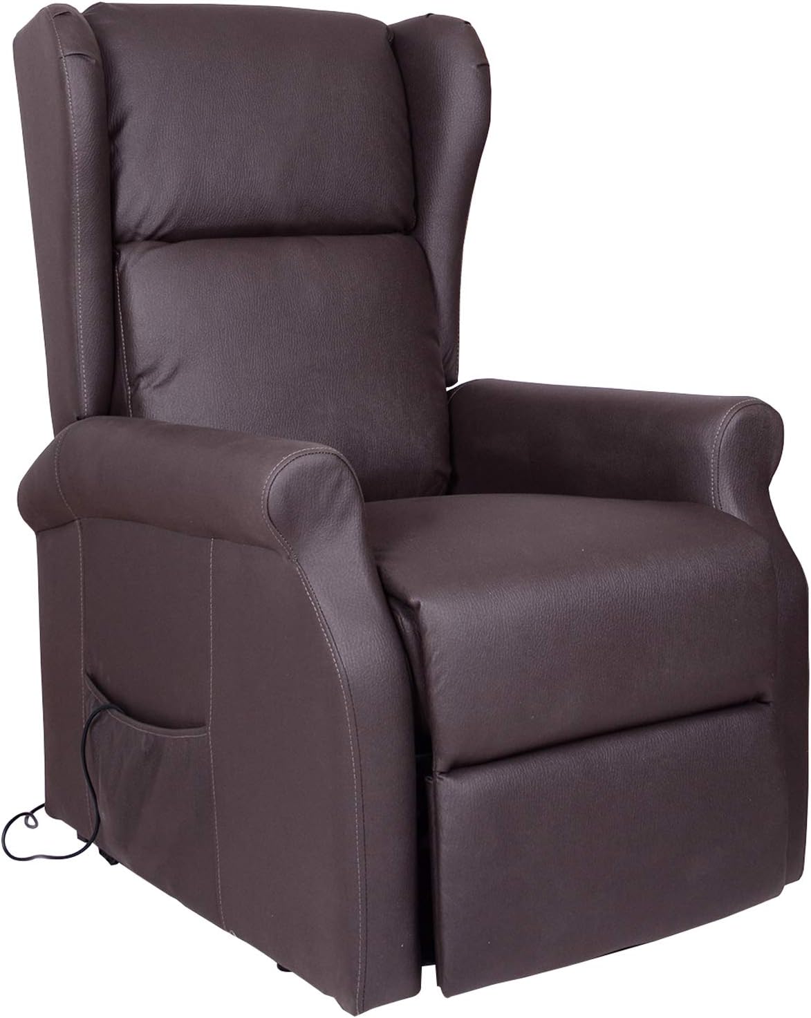 Cribel Arlette D Poltrona Relax In Nabuk Movimento Elettrico Con 