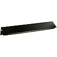 StarTech.com 2U Blanking Panel - Steel Rack Mount Filler Panel - for 19in Server Rack Enclosure or Cabinet - Black Rack Panel (BLANKB2)