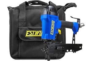 Estwing EFS105 Pneumatic 10.5-Gauge 1-9/16" Fencing Stapler with Adjustable Metal Belt Hook, 1/4" NPT Industrial Swivel Fitti