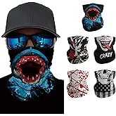 Neck Gaiter Face Mask for Men & Women - UPF 30+ Sun Protection Breathable Headwear Bandana for Motorcycle, Hiking, Fishing