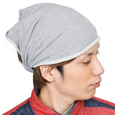 Amazon ザクション 日本製 スウェット幅広バンダナ ヘアバンド M