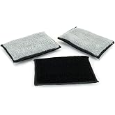 Scrub Ninja - Scrubber Sponge (5" x 3") Black/Gray - 3 Pack.