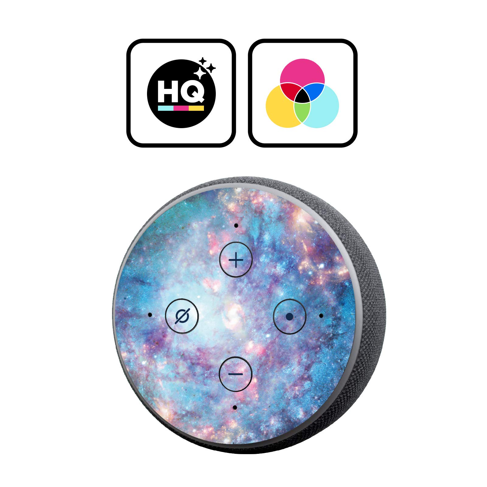 Head Case Designs Officially Licensed Barruf Abstract Space 2 Art Mix Vinyl Sticker Skin Decal Cover Compatible with Amazon Echo Dot (2nd Gen) - Skin only Echo Dot (2nd Gen) is NOT Included