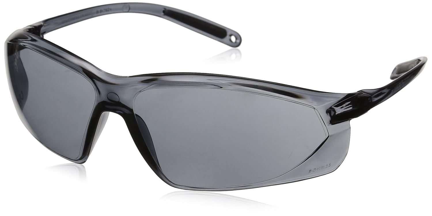 Honeywell A701 A700 Series Eye Protection Safety Glasses, Gray Frame, TSR Gray Lens (Pack of 10)