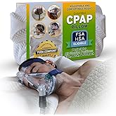 EnduriMed CPAP Pillow for Side Sleeping - Adjustable Memory Foam CPAP Pillows for Side & Back Sleepers - HSA FSA Pillow Eligible for Better Sleep