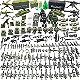 200+ Pcs Military Weapon Pack Accessories Kits Toys, Swat Team Building Block Toys, Military Soldier Style Weapon Sets, Army