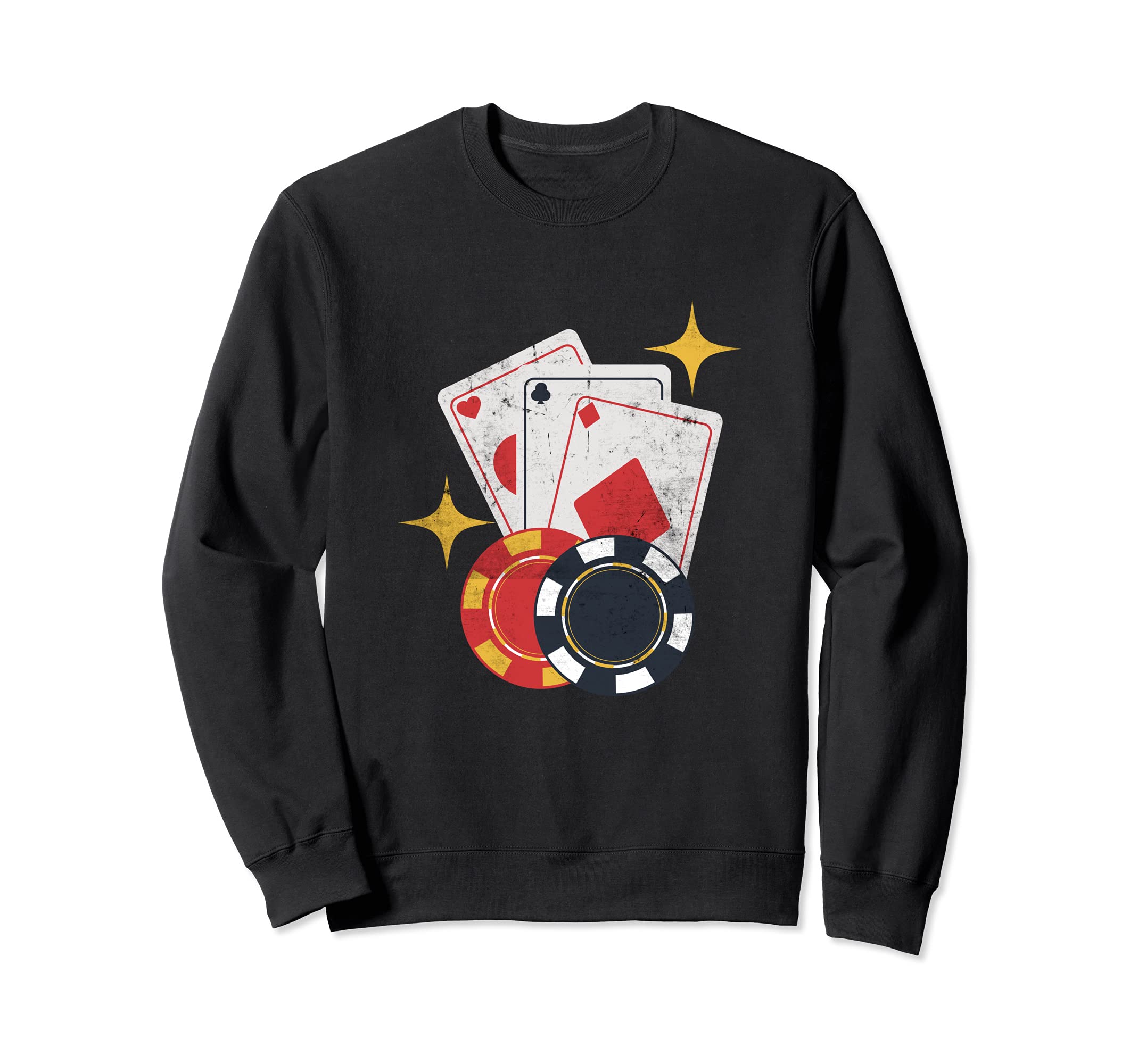 Casino Donor Design Poker Player Funny Sweatshirt — image 1