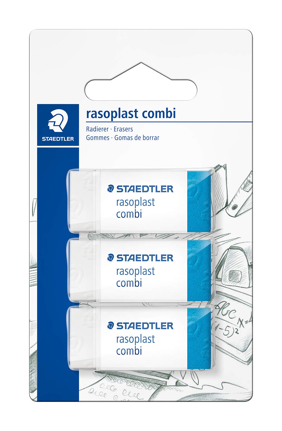 Staedtler Rasoplast Combi 526 BT3 BK3D Eraser