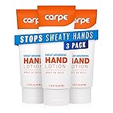 Carpe Sweat Absorbing Hand Lotion (Pack of 3), A