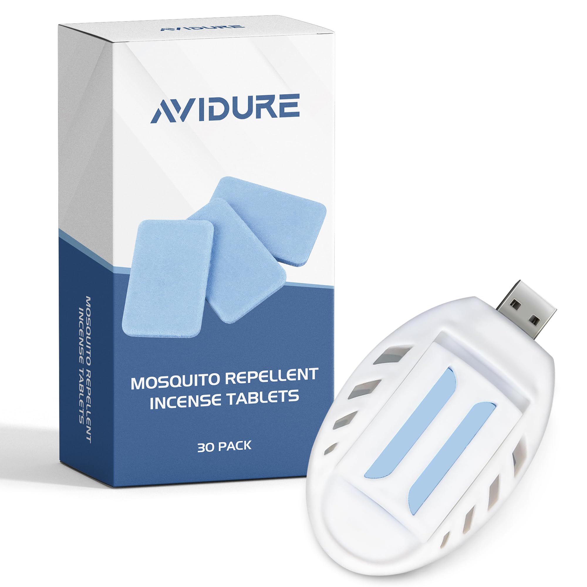 Avidure - Mosquito Repellent Plug In | Mosquito Tablets | Plug in Refills | Pack of 30 Refill Strong Tablets for Electric Repellent Plug in | Spider and Insects Killer | Mosquito Killer