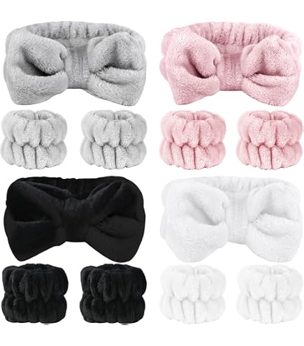 Amazon.com : Janmini 36 Pcs Spa Headband and Wristbands Set  display picture 3