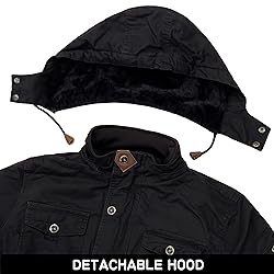 CHEXPEL Men's Thick Winter Jackets with Hood Fleece