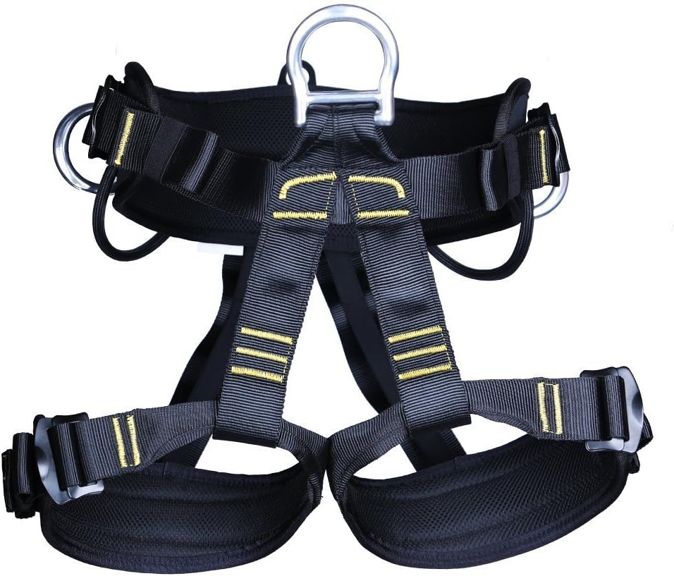 Yundxi Rock Tree Climbing Harness Tree Arborist Safety Sitting Belt Caving Abseiling Rigging