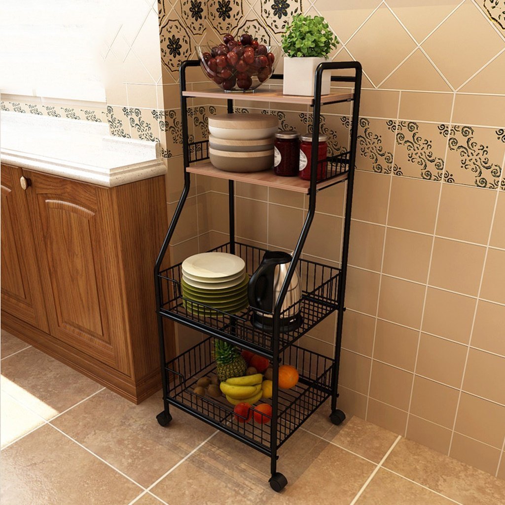 GRY Estante de la cocina Fuentes de cocina extraíbles Estante de ...