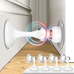 Profasion Magnetic Door Stoppers 4 Pack, Stainless