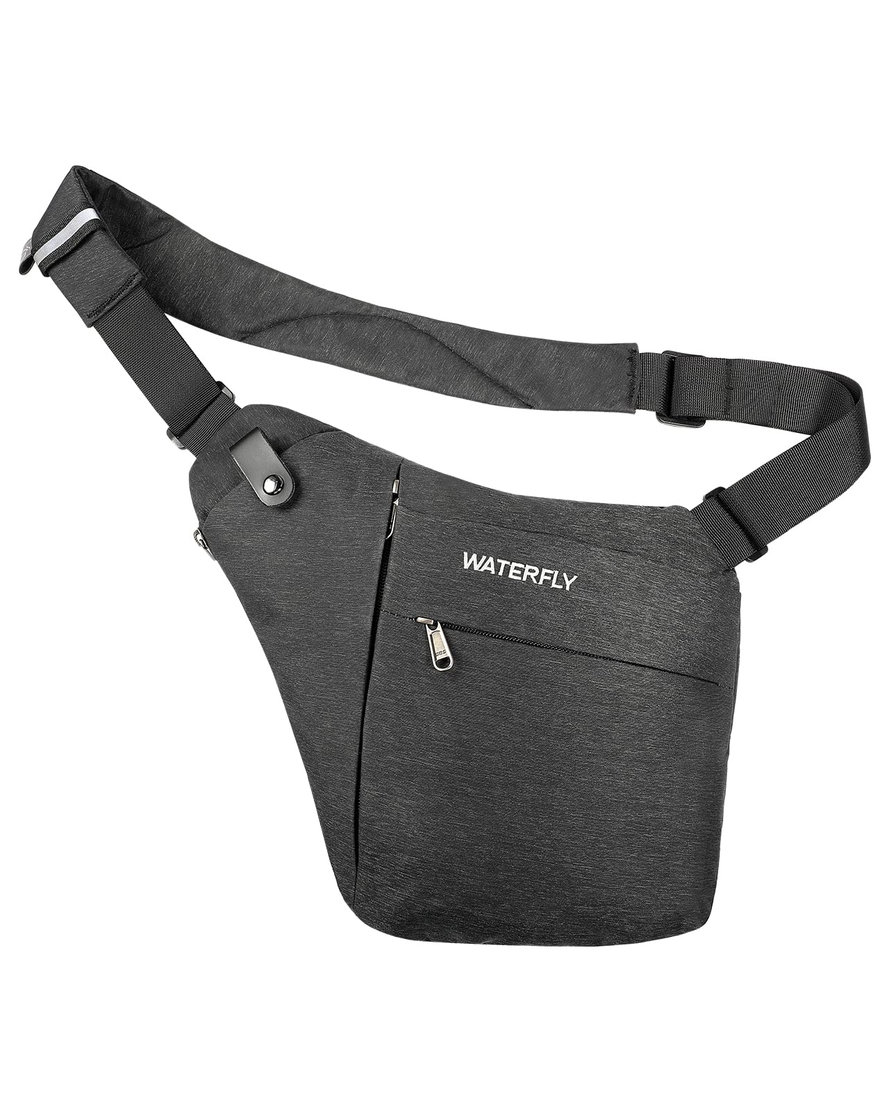 Photo 1 of WATERFLY Sling Crossbody Chest Bag: Slim Anti-Theft Cross Body Bag Over Shoulder Backpack Stealth Side Pack Man Woman