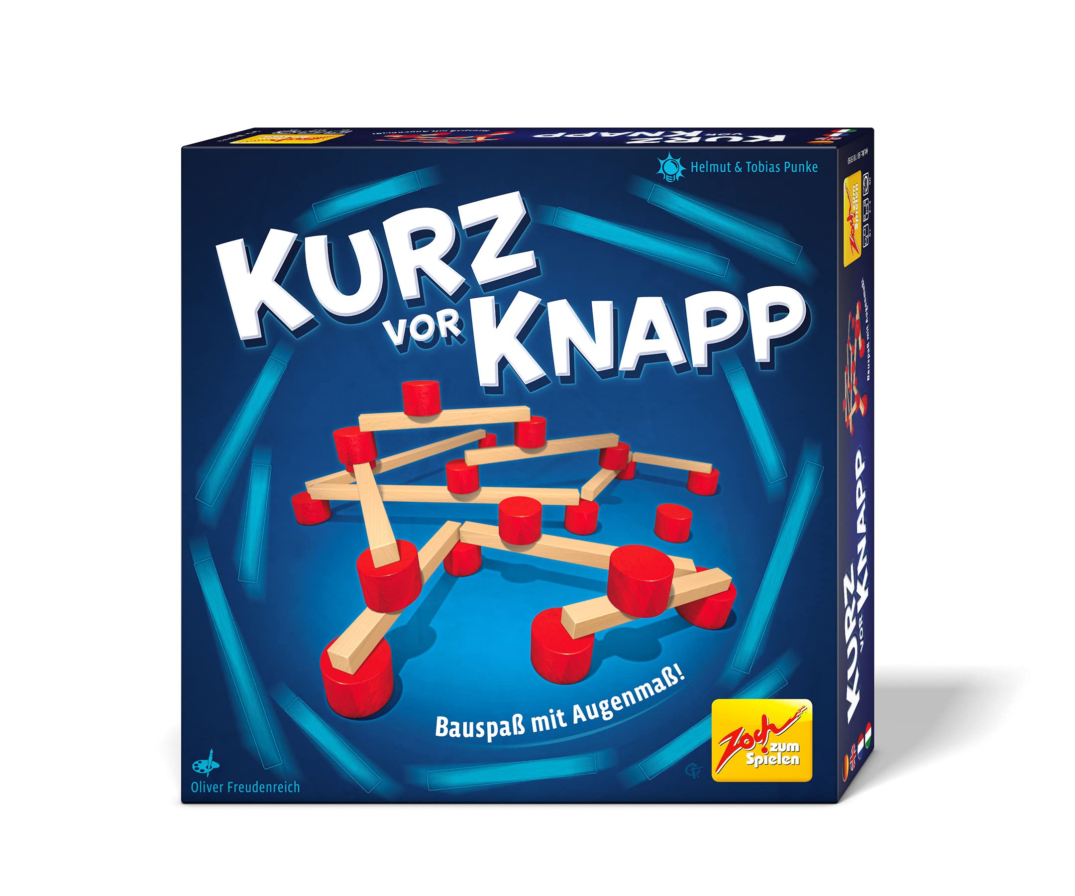 Zoch 601105150 - Kurz vor Knapp - The Elegant Eye Measuring Game where distances need to be estimated, from 8 years