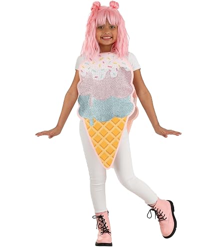 Dress Up America Ice Cream Vendor Costume for Kids