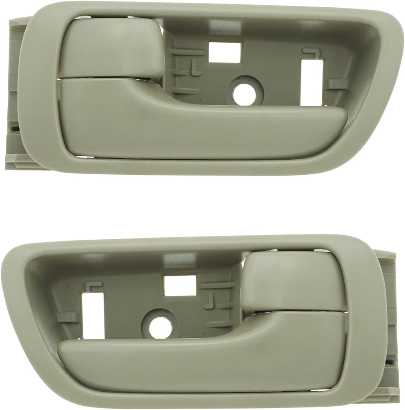 Door Handles Inside Interior Beige Left & Right Pair Set for 0206