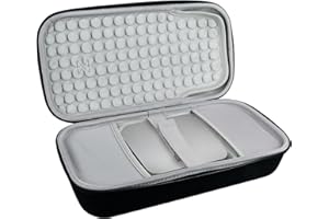 Andux Storage Case for Apple Mac mini M4 / M4 Pro, Hard Carrying Case Fits Mac mini M4, Keyboard, Mouse and Cables JPSNB-06