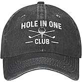 Beafoliya Funny Cap Holes in One Club Hat Men Baseball Hat Trendy Caps