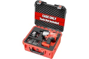 Case Storage for Milwaukee M18 Impact and Torque Wrench - Waterproof Hard Tool Bo, Power Tool Combo Kit Bag for Milwaukee 2/1