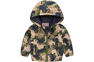 Toddler Girl Boy Spring Windbreaker Baby Zipper Hooded Outwear Windproof Jacket with Hoods Lightweight Coat