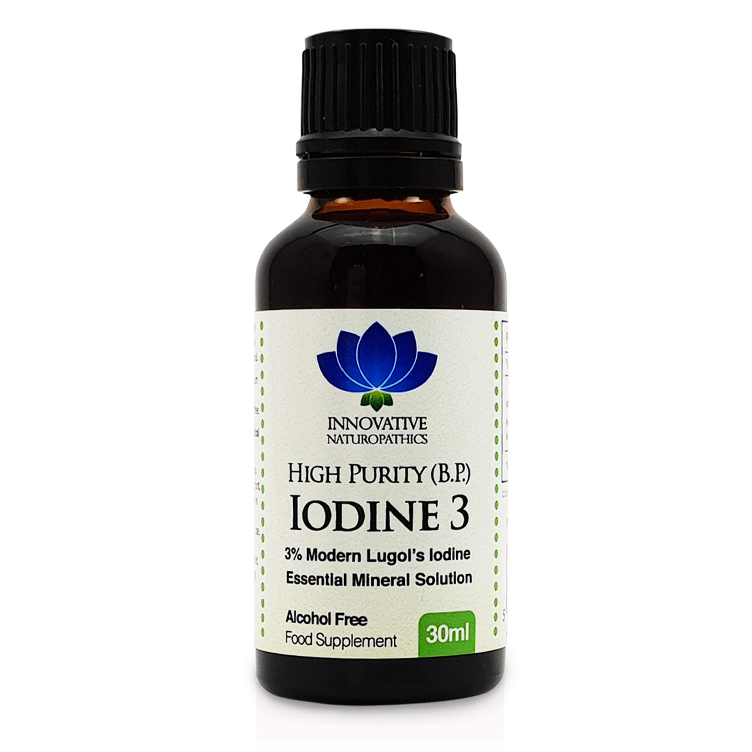 Iodine - 3% Lugols Iodine Solution - 30ml