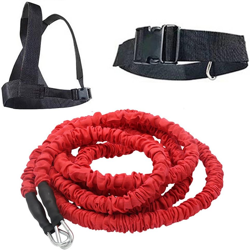 MHZIYUAN Rugby Pro Power Speed Resistor Load Strength Training Resistance Rope Enhance Strength Speed and Muscle Explosive Power Training Resistance Training Equipment