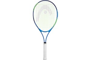 Head Ti. Conquest Tennis Racket - Pre-Strung Head Light Balance 27 Inch Racquet - 4 1/2 in Grip,Blue