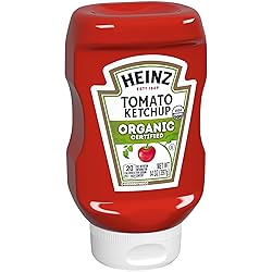 Heinz Organic Ketchup Inverted Bottle, 14