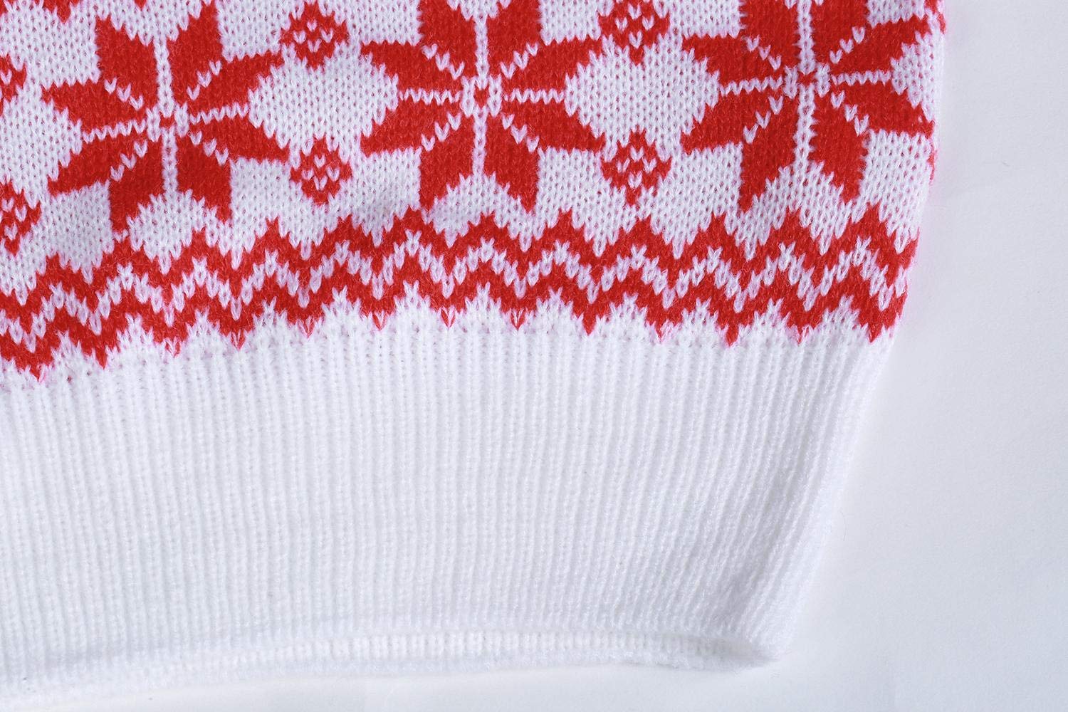 Chuanqi Womens Ugly Christmas Sweater Oversized Casual Crewneck Reindeer Cute Sweaters Pullovers