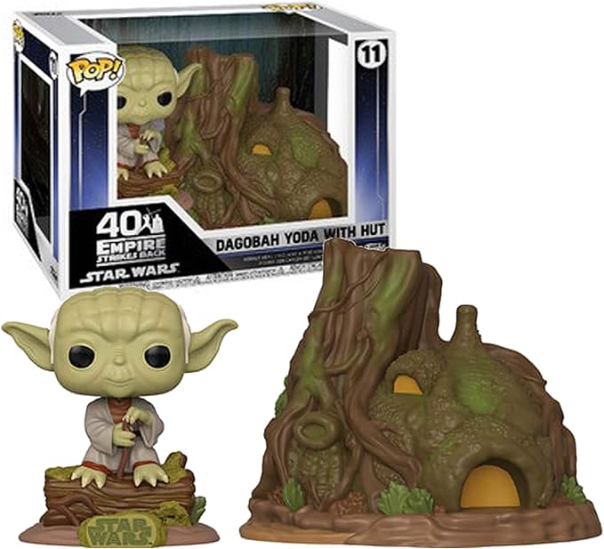 dagobah yoda with hut pop