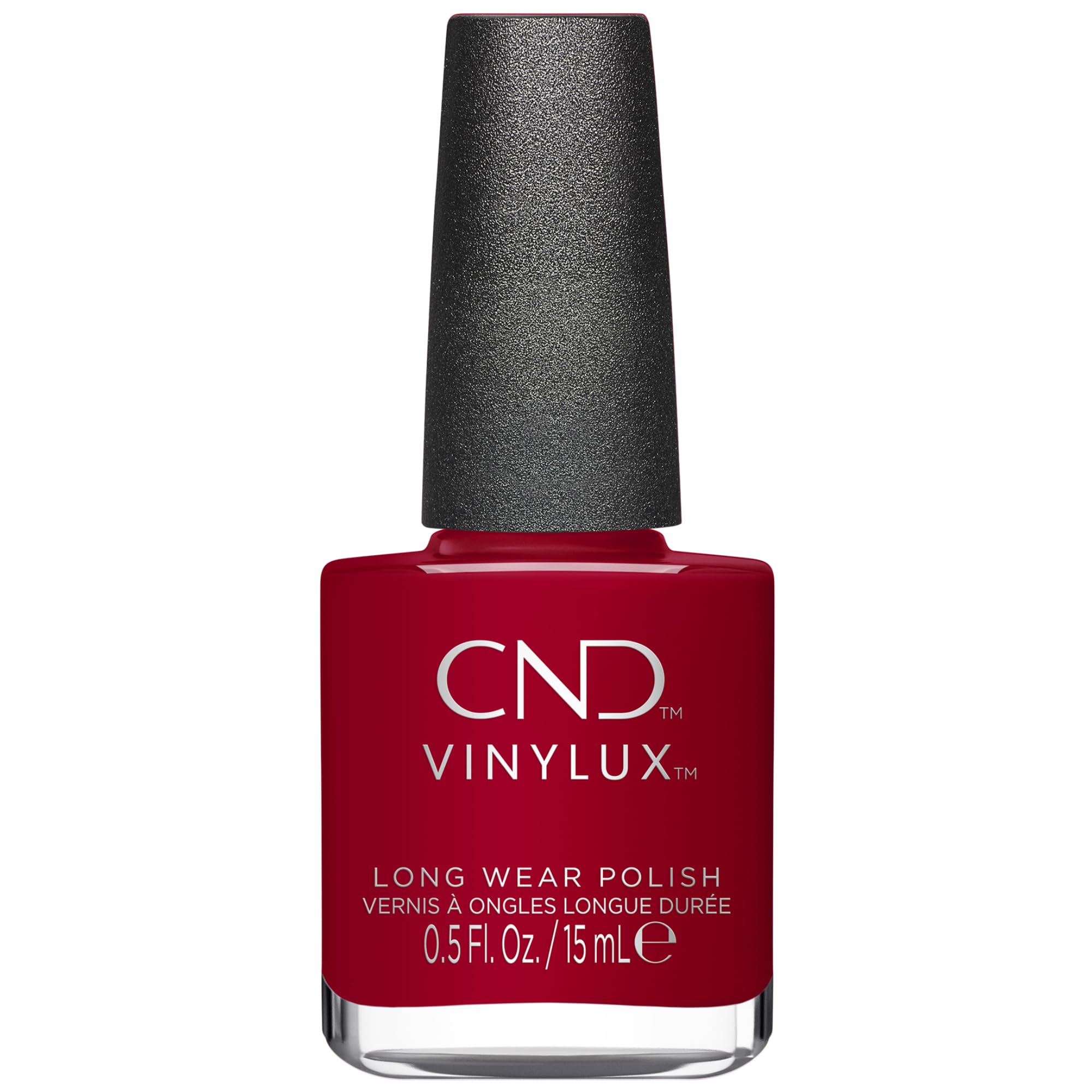 CND Vinylux Long Wear Nail Polish (No Lamp Required), 15 ml, Red, Wildfire