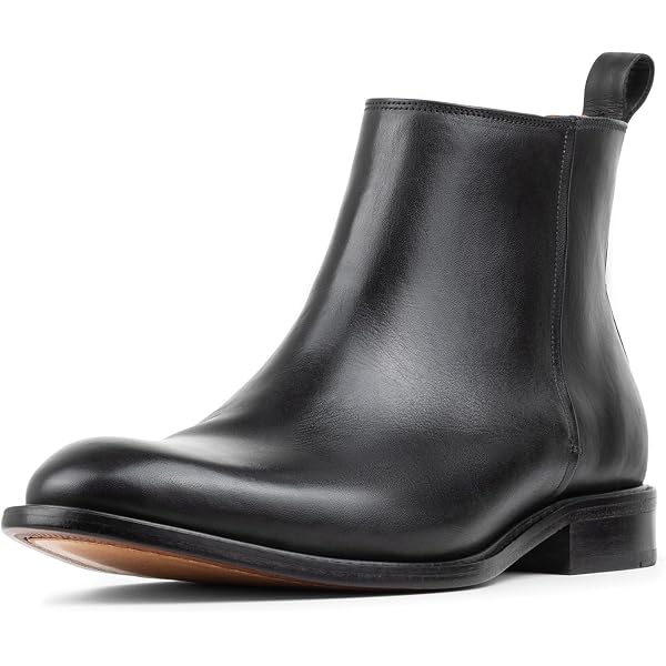New Men\'s Donald Pliner Gunter Calf Chelsea Black Boot, Size 7 ANTONIO at Donald Pliner main image 3