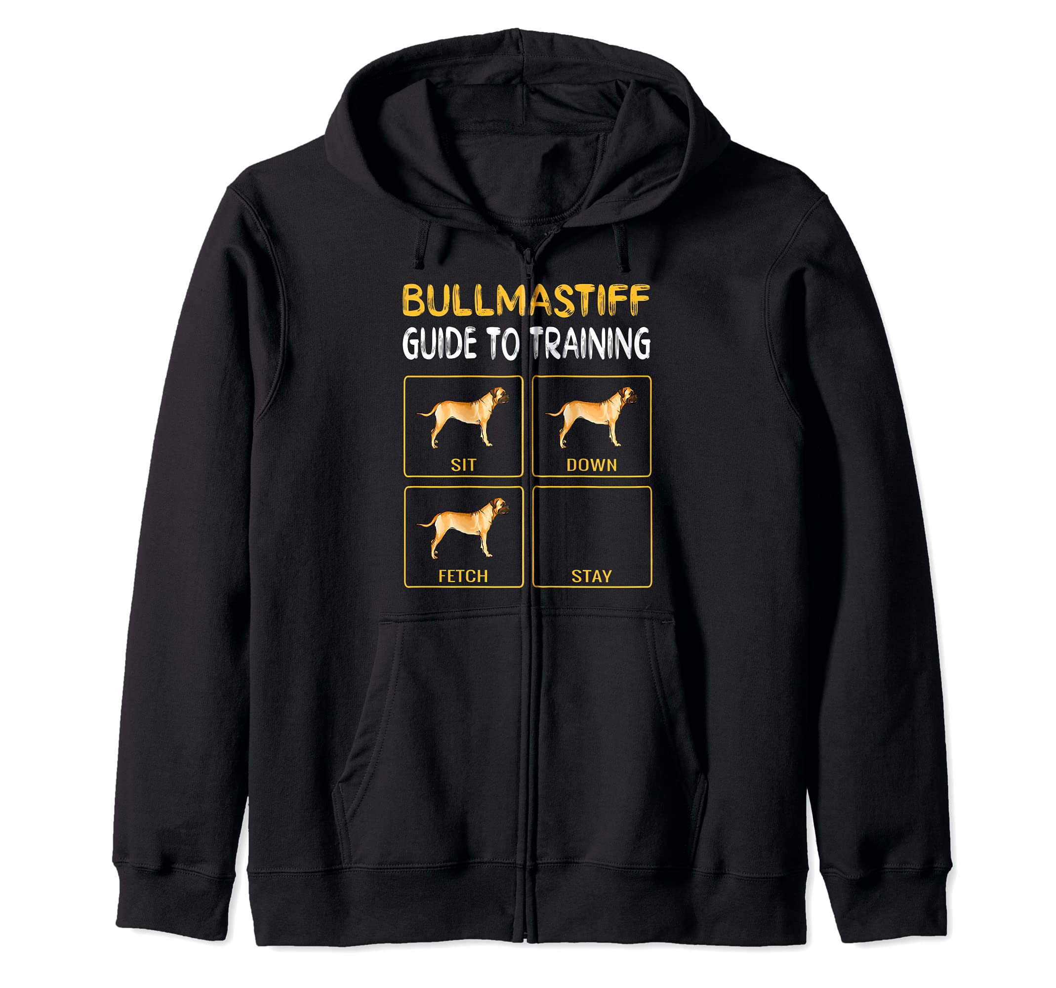 Bullmastiff Guide To Training Dog Obedience Zip Hoodie