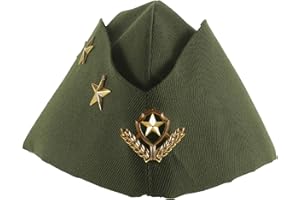 BESTOYARD Nautical Sailor Hat Wheat Stewardess Hat Airline Beret Adult Costume Accessory Halloween Cosplay Costume (Army Green)