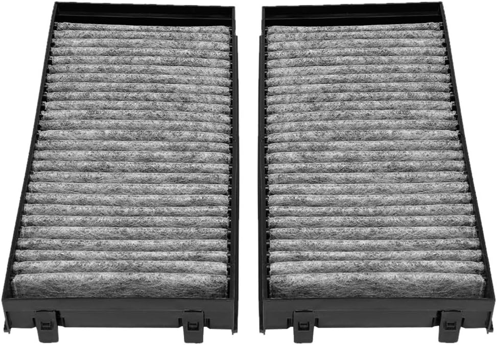 Gorgeri 2PCS Car Cabin Air Filter Anti Pollen Dust Replacement Part for X5 E70 X6 E71 Oe Number 64316945586