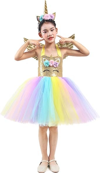 Tutu Dreams 3pcs Sequin Unicorn Dress 