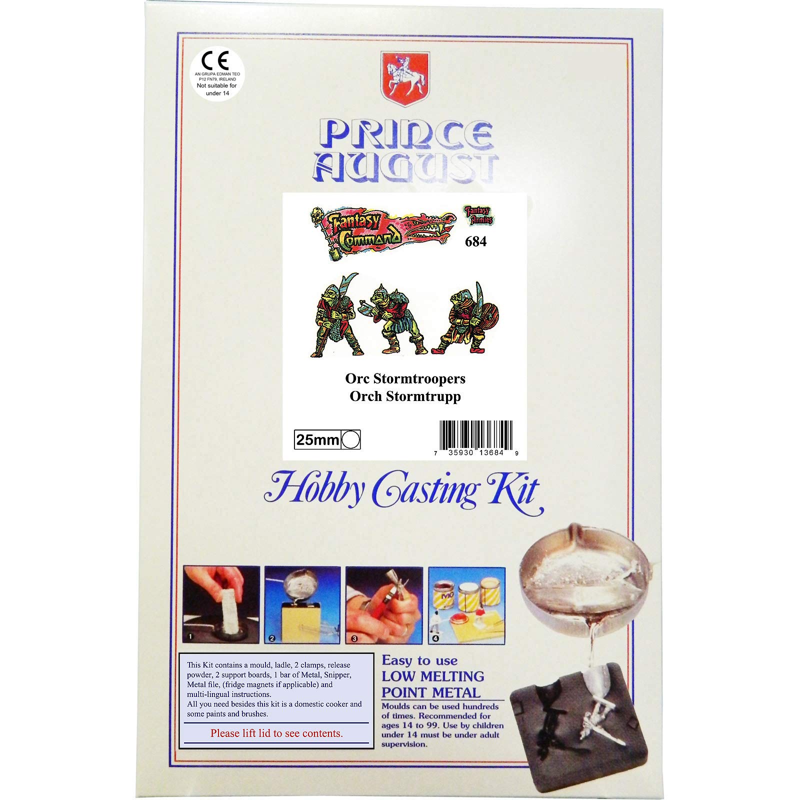 Prince August Hobby Casting Value Starter Kit - Fantasy Armies - Orc Stormtroopers PA13684