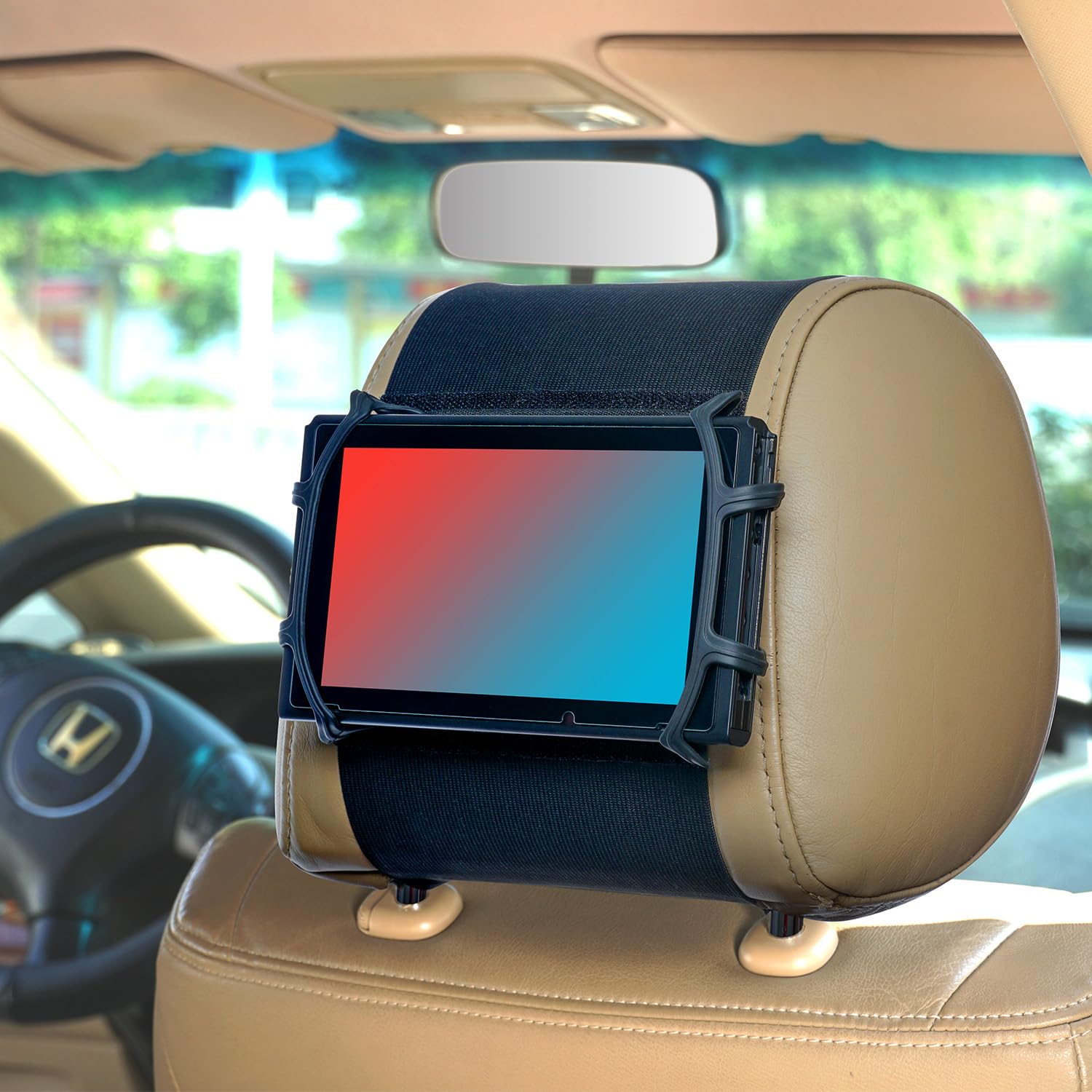 WANPOOL Flexible Car Headrest Mount Holder for Nintendo Switch & i Pad Air, i Pad mini and other Tablets